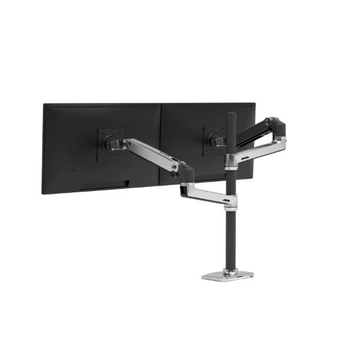 Ergotron LX Series LX Dual Stacking Arm Tall Pole 101.6 cm (40") Desk Aluminium