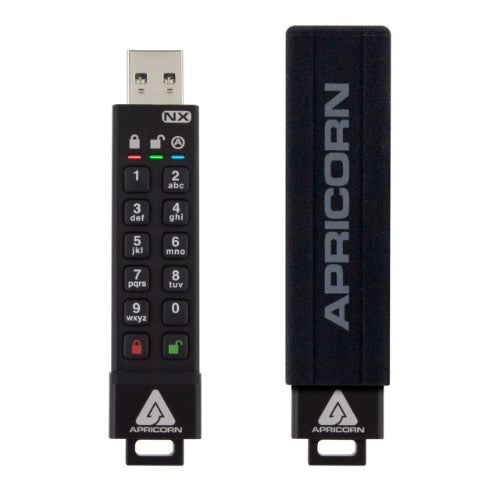 Apricorn Aegis Secure Key 3NX USB flash drive 16 GB USB Type-A 3.2 Gen 1 (3.1 Gen 1) Black