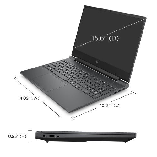 HP Victus Gaming 15-fa2300na Intel® Core™ i5 i5-13420H Laptop 39.6 cm (15.6") Full HD 16 GB DDR4-SDRAM 512 GB SSD NVIDIA GeForce RTX 4050 Wi-Fi 6 (802.11ax) Windows 11 Home Black