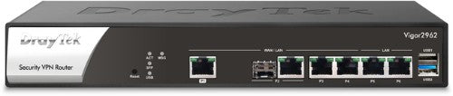DrayTek Vigor 2962 wired router 2.5 Gigabit Ethernet Black, White