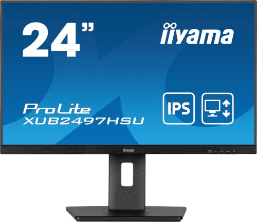 iiyama 24” IPS technology panel with height adjustable stand and 100Hz refresh rate