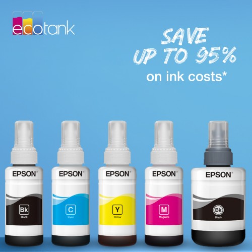 Epson C13T664640/664 Ink bottle multi pack Bk,C,M,Y 70ml 1x4500pg + 3x7500pg Pack=4 for Epson L 300/655
