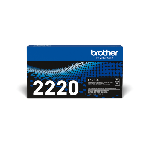 Brother TN-2220 Toner-kit, 2.6K pages ISO/IEC 19752 for Brother Fax 2840/HL-2240