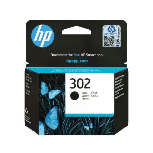 HP F6U66AE/302 Printhead cartridge black, 170 pages ISO/IEC 24711 3.5ml for HP DeskJet 1110/2130/OfficeJet 5200
