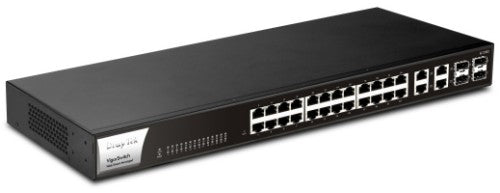 DrayTek G1282 Managed Gigabit Ethernet (10/100/1000) 1U Black