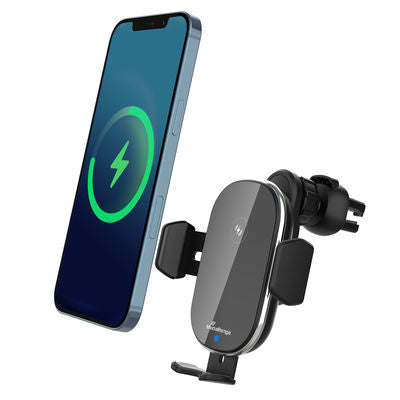 MediaRange MRMA117 mobile device charger Smartphone Black Wireless charging Fast charging Auto