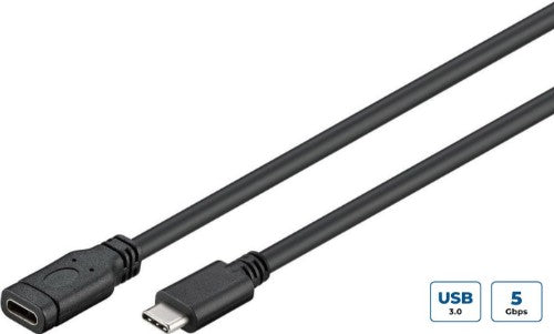 Microconnect USB3.1CC1.5EX USB cable USB 3.2 Gen 1 (3.1 Gen 1) 1.5 m USB C Black