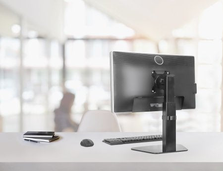 Manhattan Desk Mount for TV & Monitors (Gas Spring), Stand Assembly, Tilt/Swivel/Rotation/Height, For screens: 10" to 27", VESA compatibility: 75x75 and 100x100mm - check the dimensions of the four mounting holes on back of screen to ensure it fits, Max 8
