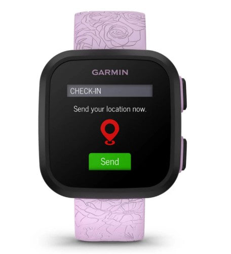 Garmin Bounce 3.3 cm (1.3") LCD 42 mm Digital 240 x 240 pixels Touchscreen 4G Black Wi-Fi GPS (satellite)