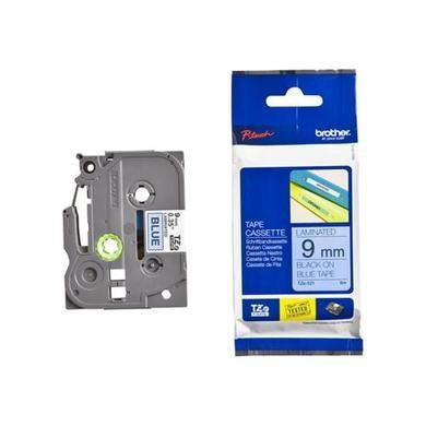 Brother TZE-521 DirectLabel black on blue Laminat 9mm x 8m for Brother P-Touch TZ 3.5-18mm/6-12mm/6-18mm/6-24mm/6-36mm