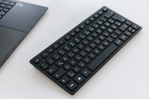 CHERRY KW 9200 MINI keyboard Universal USB + RF Wireless + Bluetooth QWERTY English Black