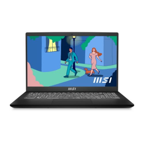 MSI Modern 15 B7M-085UK AMD Ryzen™ 5 7530U Laptop 39.6 cm (15.6") Full HD 8 GB DDR4-SDRAM 512 GB SSD Wi-Fi 6E (802.11ax) Windows 11 Home Black