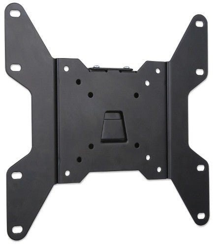 Manhattan Wall Mount for TV & Monitors (Fixed), For screens 23" to 42", VESA compatability: all between 75x75mm and 200x200mm - check the dimensions of the four mounting holes on back of screen to ensure it fits, Max 30kg, Black, Bracket