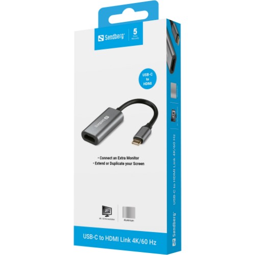 Sandberg USB-C to HDMI Link 4K/60 Hz