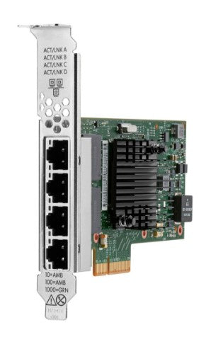 HPE Ethernet 1Gb 4‑port BASE‑T I350‑T4V2 Internal 2000 Mbit/s