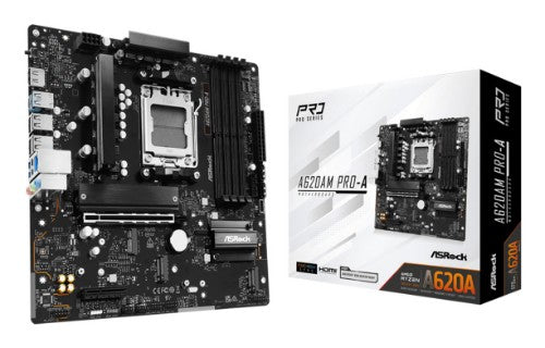 Asrock A620AM PRO-A motherboard AMD A620 Socket AM5 micro ATX