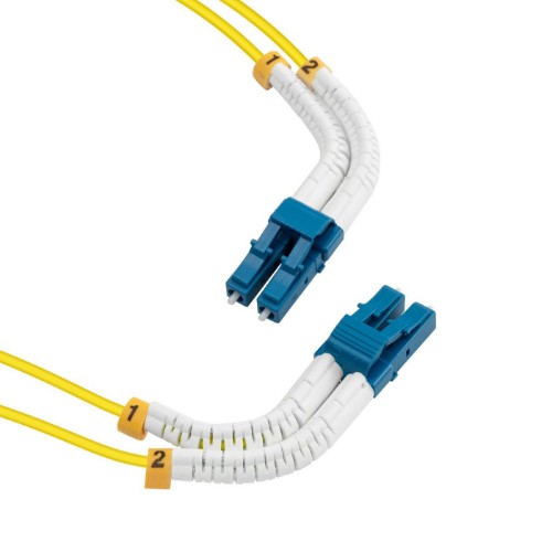 Lanview LVO231406-FLEX InfiniBand/fibre optic cable 1 m LC LC/LC Yellow