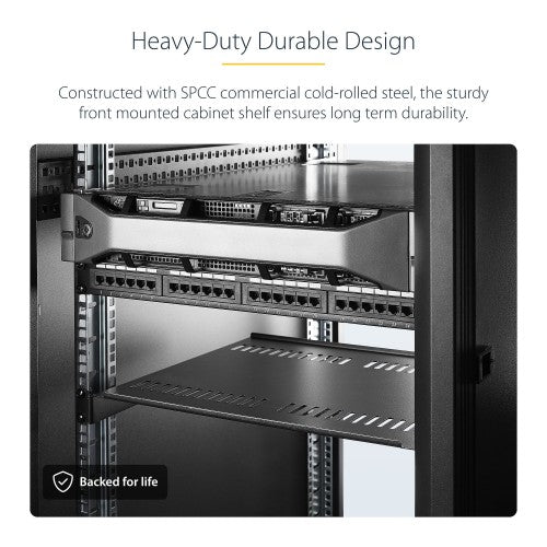 StarTech.com CABSHELF116V2PK rack accessory Rack shelf