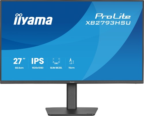iiyama ProLite XB2793HSU-B1 computer monitor 68.6 cm (27") 1920 x 1080 pixels Full HD LED Black