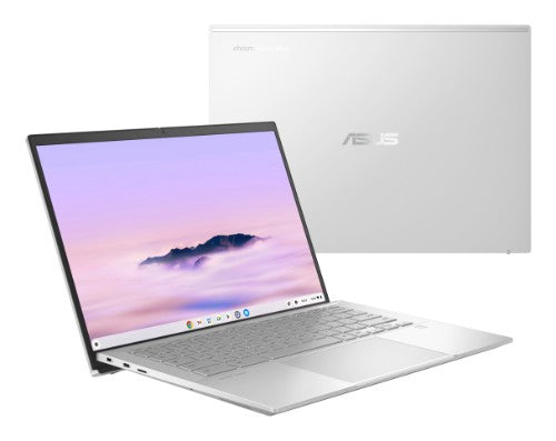 ASUS Chromebook Plus Enterprise CX54 CX5403CMA-QM0381 Intel Core Ultra 7 155U 35.6 cm (14") Touchscreen WQXGA 8 GB LPDDR5x-SDRAM 512 GB SSD Wi-Fi 6E (802.11ax) ChromeOS Silver
