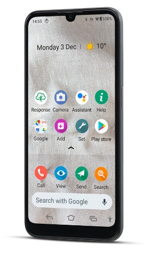 Doro 8100 15.5 cm (6.1") Single SIM Android 11 Go Edition 4G USB Type-C 2 GB 32 GB 3000 mAh Grey