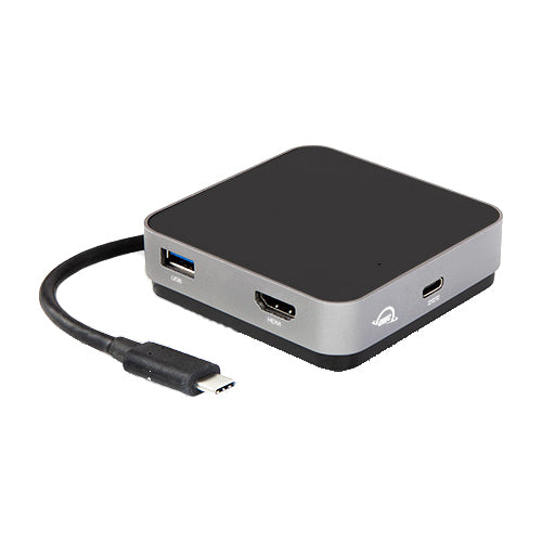 OWC USB-C Travel Dock Wired USB 3.2 Gen 1 (3.1 Gen 1) Type-C Grey