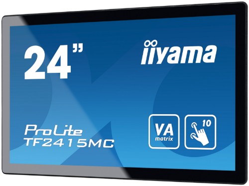 iiyama ProLite TF2415MC-B2 computer monitor 60.5 cm (23.8") 1920 x 1080 pixels Full HD LED Touchscreen Multi-user Black
