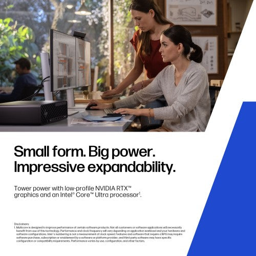 HP Z2 SFF G1i Wolf Pro Security Edition Intel Core Ultra 9 285K 64 GB DDR5-SDRAM 1 TB SSD Windows 11 Pro Workstation AI Workstation, AI PC Black