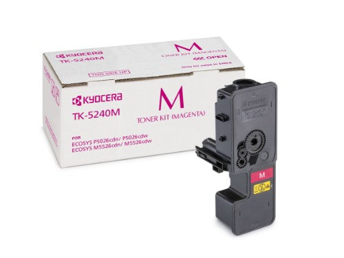 Kyocera 1T02R7BNL0/TK-5240M Toner-kit magenta, 3K pages ISO/IEC 19798 for Kyocera M 5526