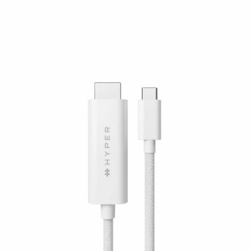 HYPER HyperDrive USB-C to HDMI 4K60Hz Cable - White
