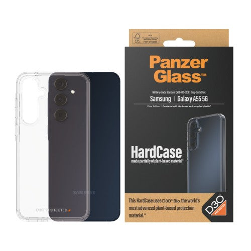 PanzerGlass ® HardCase Transparent w. D3O® Samsung Galaxy A55 5G