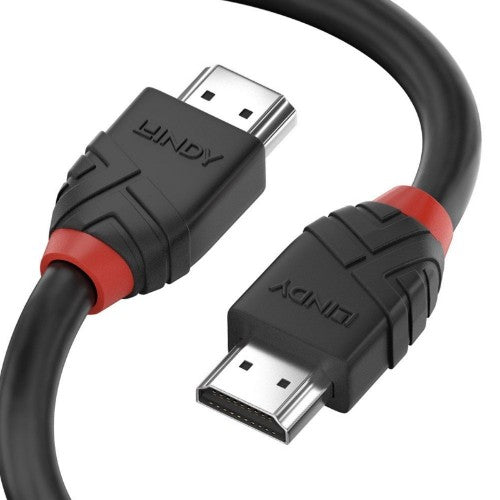 Lindy 2m High Speed HDMI Cable, Black Line