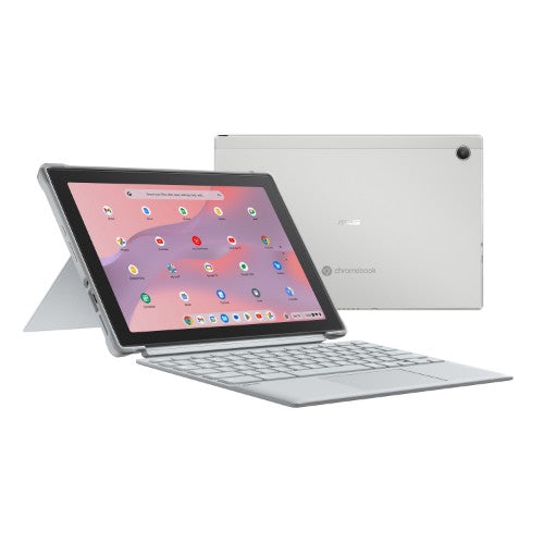 ASUS Chromebook CM30 Detachable CL3001DM2A-R70211-3Y MediaTek Kompanio 520 26.7 cm (10.5") Touchscreen WUXGA 8 GB LPDDR4x-SDRAM 64 GB eMMC Wi-Fi 6 (802.11ax) ChromeOS Silver