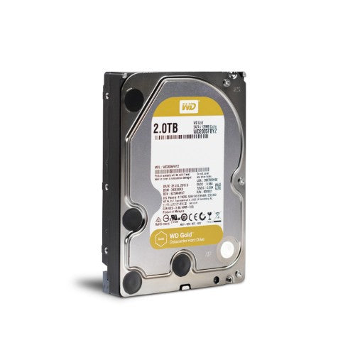 Western Digital Gold internal hard drive 2 TB 7200 RPM 128 MB 3.5" Serial ATA III