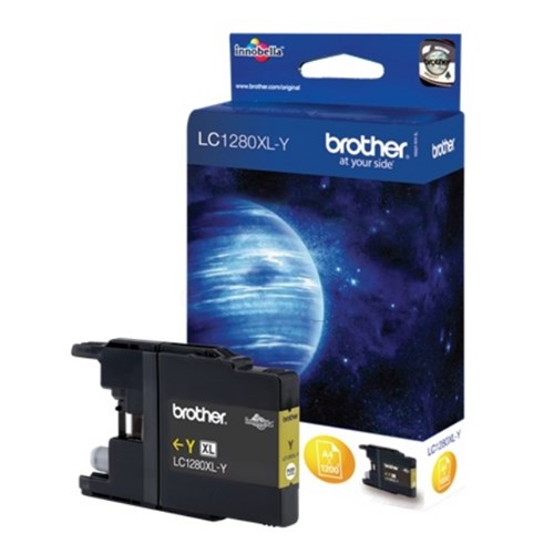Brother LC-1280XLY Ink cartridge yellow high-capacity, 1.2K pages ISO/IEC 24711 for Brother MFC-J 6510