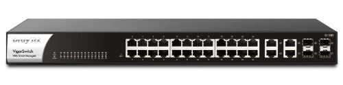 DrayTek G1282 Managed Gigabit Ethernet (10/100/1000) 1U Black