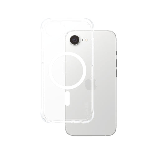 PanzerGlass CARE™ by ® Samba Case Transparent w. White Qi Compatible iPhone New 16e 2026 | 16e