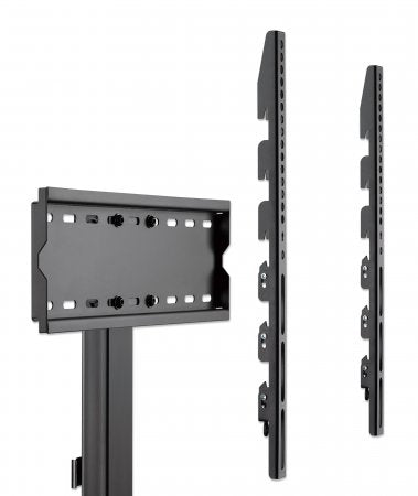 Manhattan Floor Stand for TV & Monitor Mounts (Ultra Slim), Stand Assembly, For screens: 37" to 55", VESA compatability: all between 200x200 to 400x400mm - check the dimensions of the four mounting holes on back of screen to ensure it fits, Max 40kg, LFD,