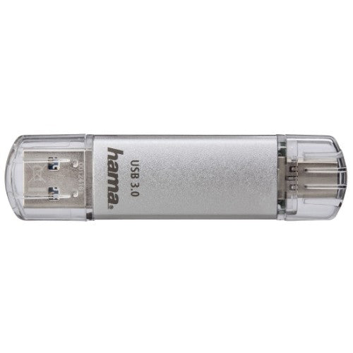 Hama C-Laeta USB flash drive 64 GB USB Type-A / USB Type-C 3.2 Gen 1 (3.1 Gen 1) Silver