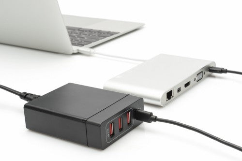 Digitus 4-Port Universal USB Charging Adapter, USB Type-C™