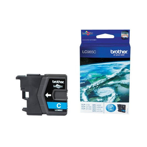 Brother LC-985C Ink cartridge cyan, 260 pages ISO/IEC 24711 4,8ml for Brother DCP-J 125
