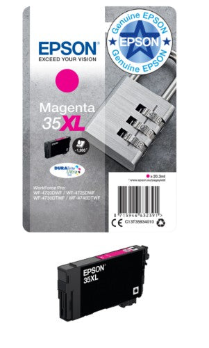 Epson C13T35934010/35XL Ink cartridge magenta high-capacity, 1.9K pages 20,3ml for Epson WF-4720