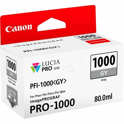Canon 0552C001/PFI-1000GY Ink cartridge gray, 1.47K pages 80ml for Canon Pro 1000