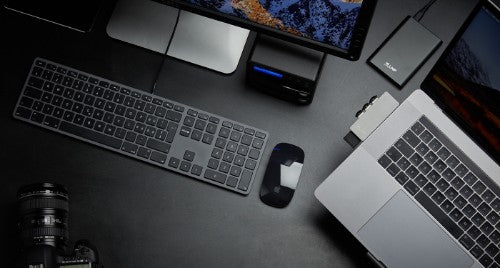 LMP 18251 keyboard Office USB QWERTY Italian Grey