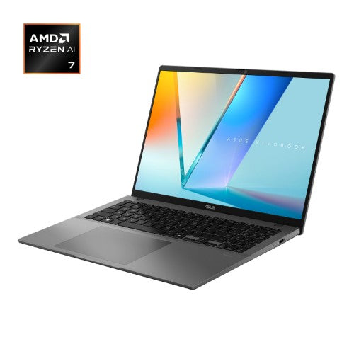 ASUS Vivobook S16 M3607GA-SH001W Copilot+ PC AMD Ryzen™ AI 7 445 Laptop 40.6 cm (16") WUXGA 16 GB DDR5-SDRAM 1 TB SSD Wi-Fi 6 (802.11ax) Windows 11 Home Grey