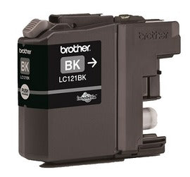 Brother LC-121BK Ink cartridge black, 300 pages ISO/IEC 24711 7.1ml for Brother DCP-J 132/MFC-J 285