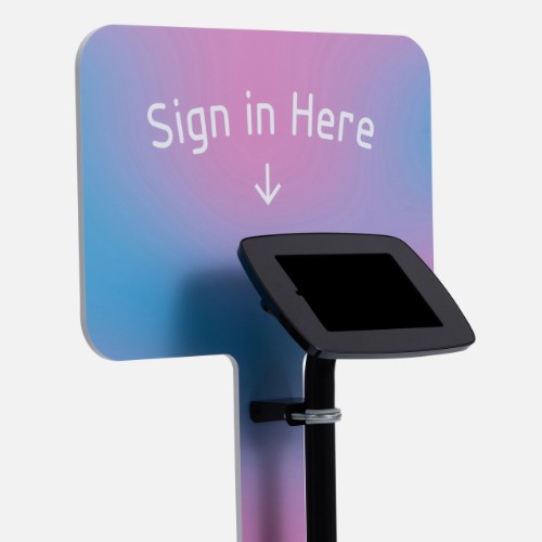 Bouncepad Original Elevate + Branding Board (inc USB Cable) | Samsung Galaxy Tab A9 8.7 (2023) | Black | Covered Front Camera and Home Button