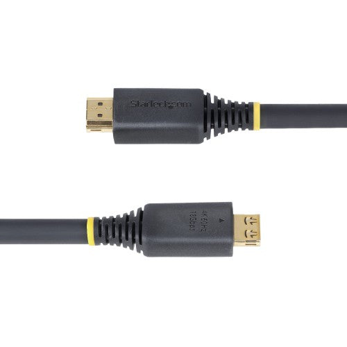 StarTech.com 20ft (6.1m) High Speed HDMI Cable with Gripping Connectors, 4K 60Hz/1440p 144Hz, HDR10/HDCP 2.2/ARC, 18Gbps, UHD HDMI 2.0 Cord for TV/Monitor/Display, TPE Jacket