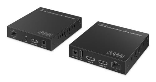 Digitus HDMI Fiber KVM IP Extender Set, 4K/60Hz