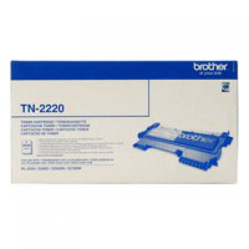 Brother TN-2220 Toner-kit, 2.6K pages ISO/IEC 19752 for Brother Fax 2840/HL-2240